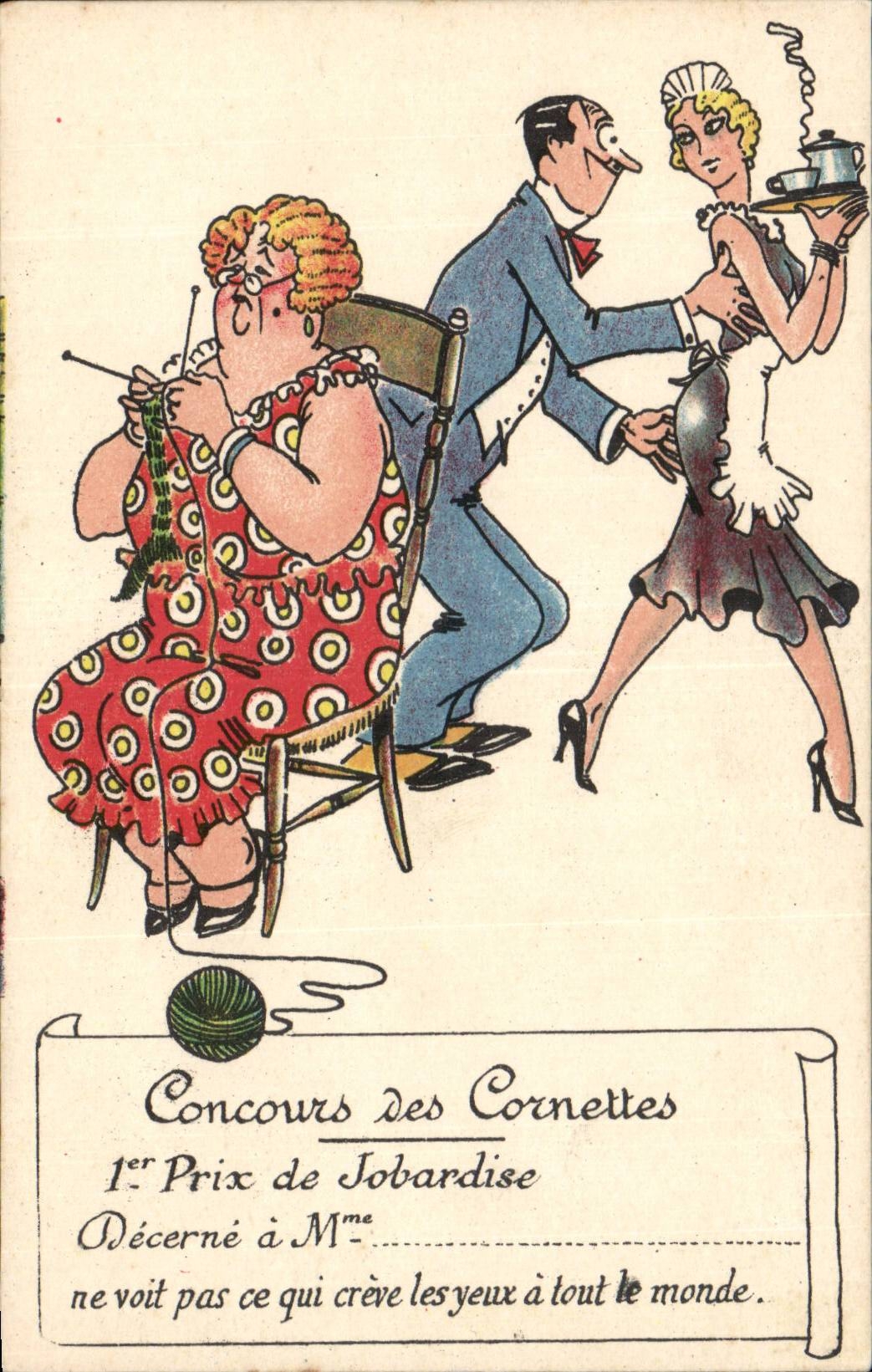 Concours des Cornettes — 1er Prix de Jobardise — Collection Comique Noër
