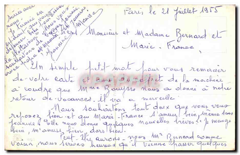 CPA Fantaisie Rien de tel pour assurer la flotaison  — Rückseite