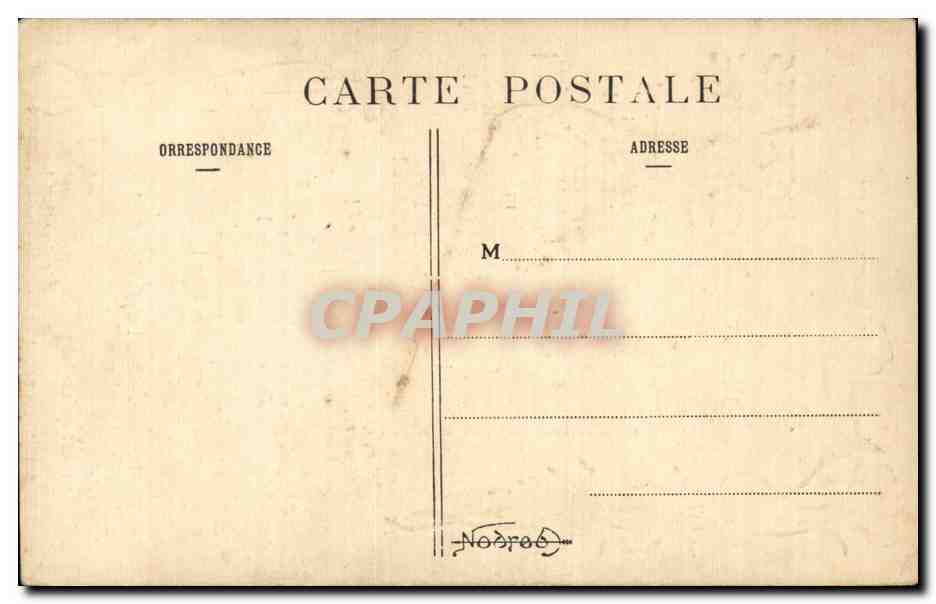 CPA Fantaisie Litanies d'un celibataire — Rückseite