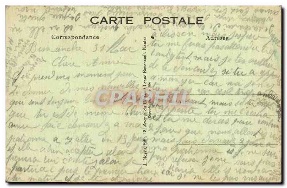 Trois hommes caricaturés — annonces de mariage — J. Nazat, Éditeur, Nantes — Reverso