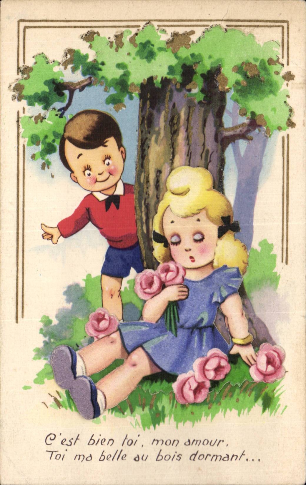 CPA Fantaisie Enfants