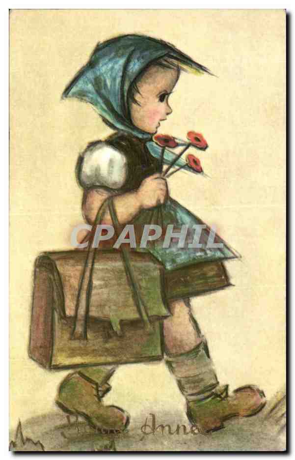 CPA Fantaisie Enfant Bonne annee