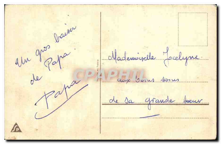 CPA Fantaisie Enfants — Verso