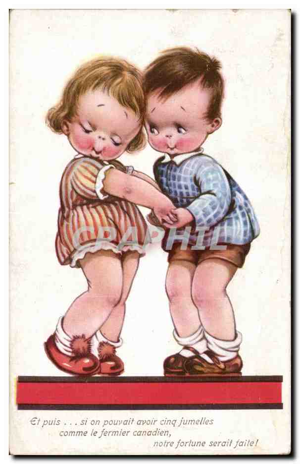 CPA Fantaisie Enfants
