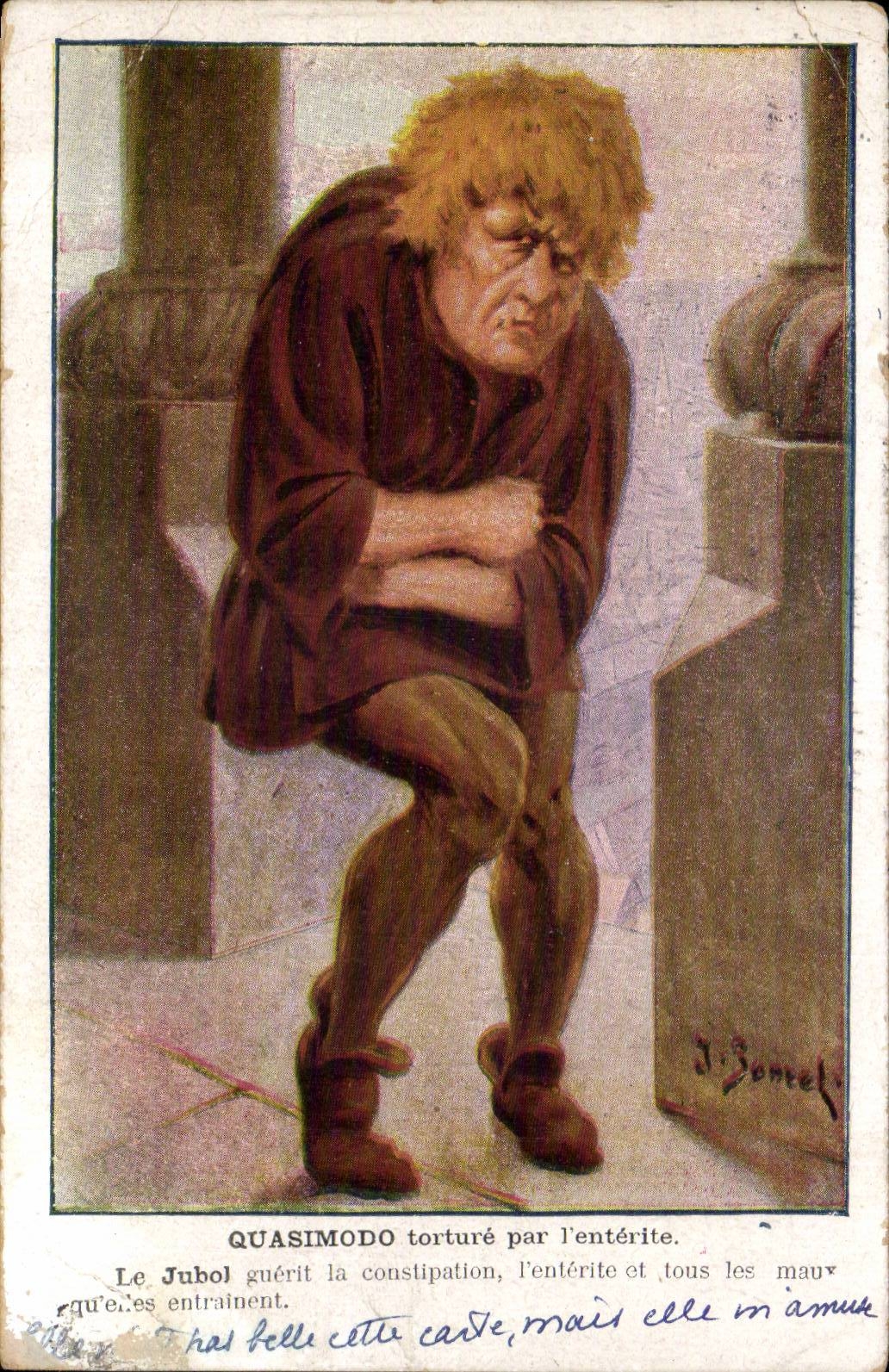 CPA Fantaisie Quasimodo torture pour l'eternite
