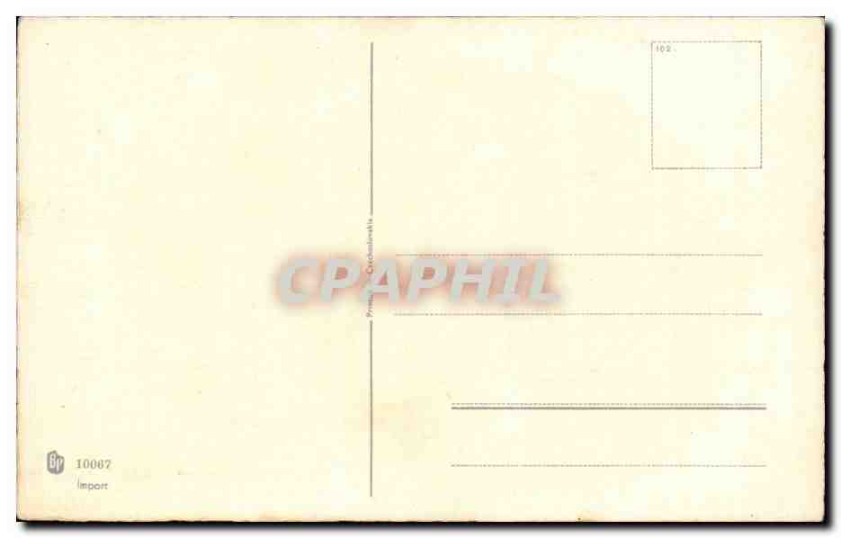 Visage caricatural avec cadenas sur la bouche — Qui a pitié d'une pauvre petite fille ! — CPAPHIL 100087 — Verso