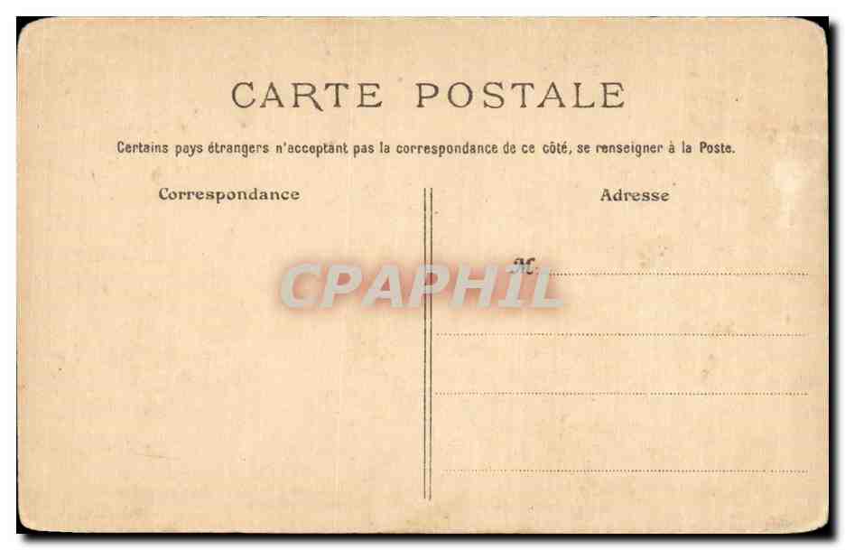 CPA Fantaisie Chateaux en Espagne Chiens — Back