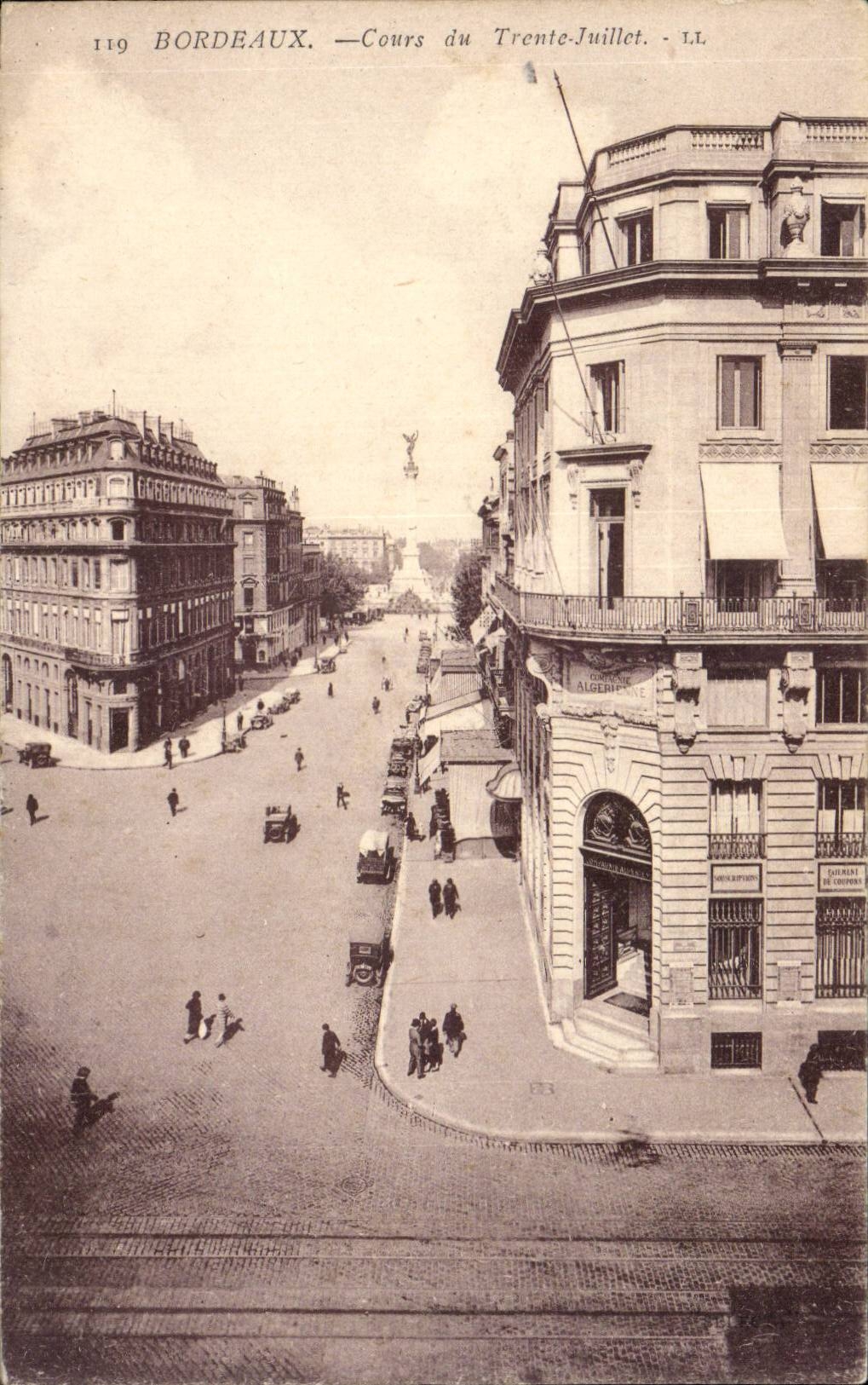 Bordeaux - Cours du Trente Juillet - CPA 