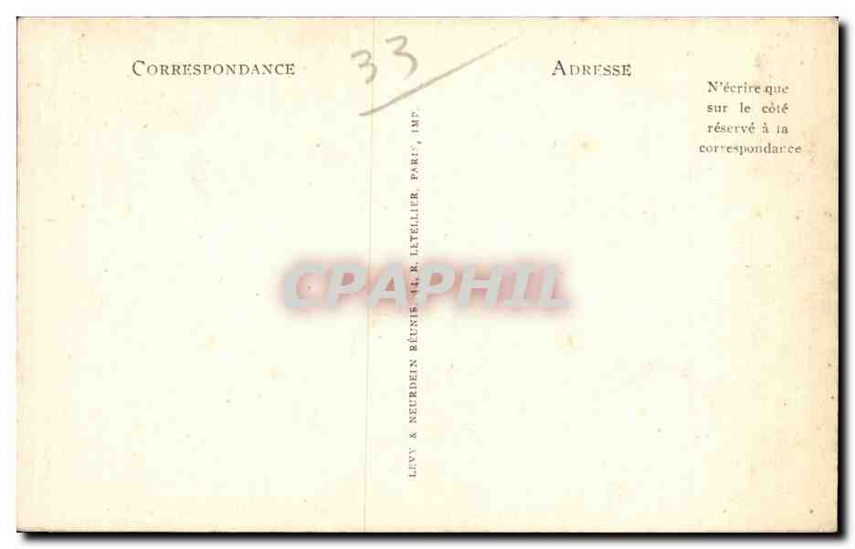 Bordeaux - Cours du Trente Juillet - CPA  — Verso
