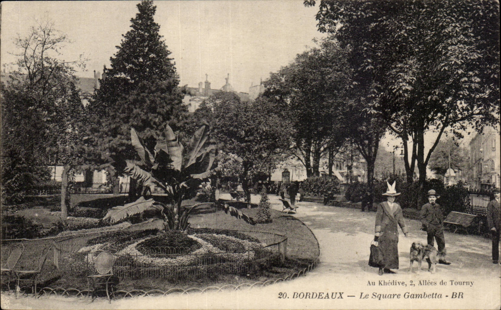Bordeaux - Le Square Gambetta - CPA 