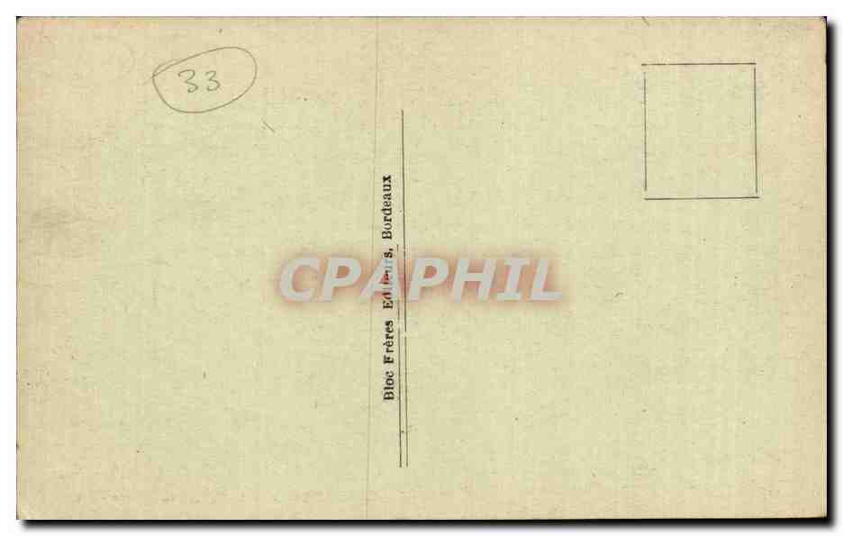 Bordeaux - Le Square Gambetta - CPA  — Verso