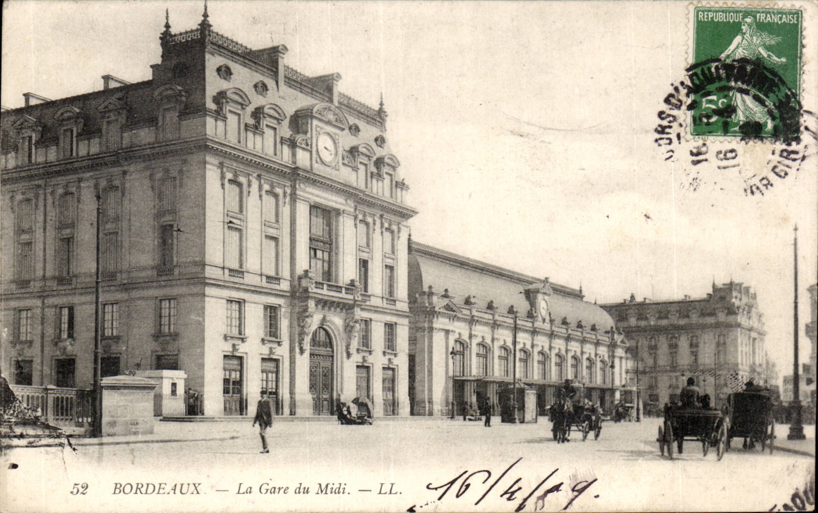 Bordeaux — La Gare du Midi — LL.