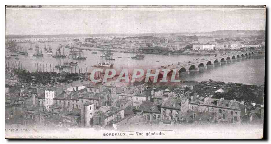 Bordeaux - Vue Generale - CPA 