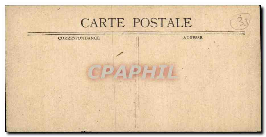 Bordeaux CPA Cours du XXX juillet — Verso