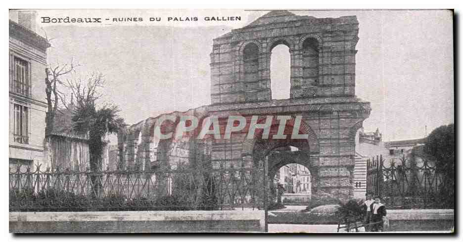 Bordeaux - Ruines du Palais Gallien - CPA 