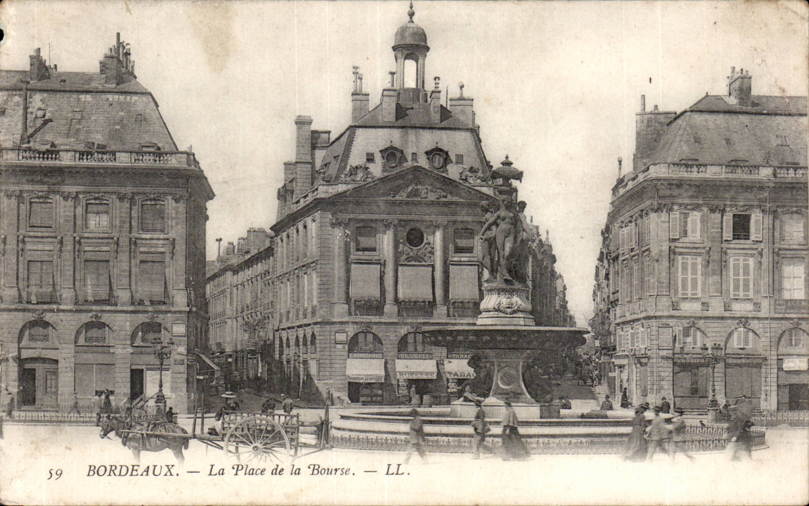Bordeaux - La Place de la Bourse - CPA 