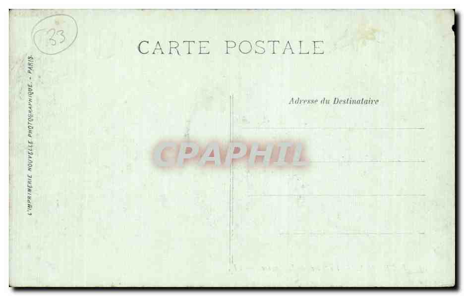 Bordeaux - La Place de la Bourse - CPA  — Verso