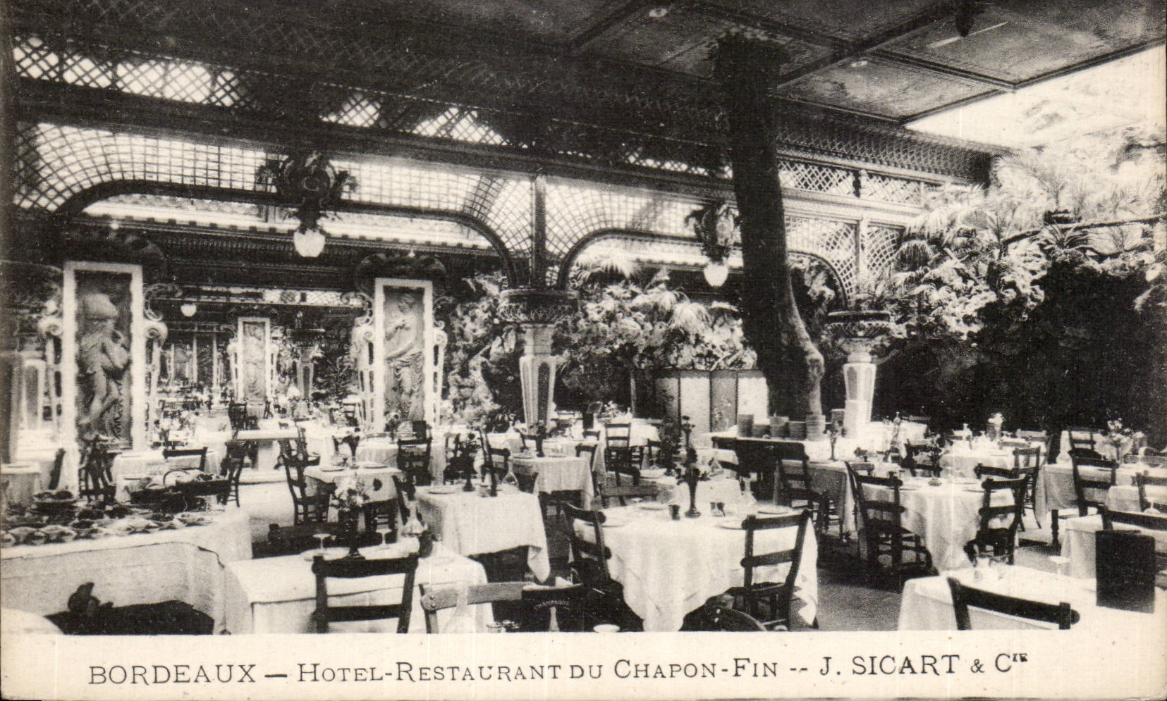 Bordeaux - Hotel Restaurant du Chapon Fin - CPA 