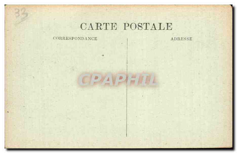 Bordeaux - Hotel Restaurant du Chapon Fin - CPA  — Verso