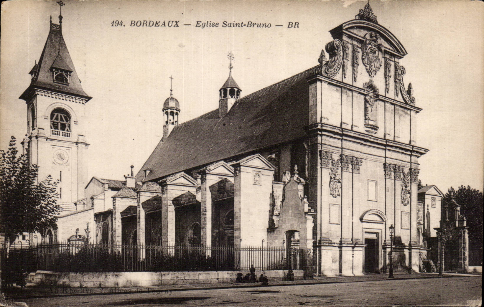 Bordeaux - Eglise Saint Bruno - CPA 