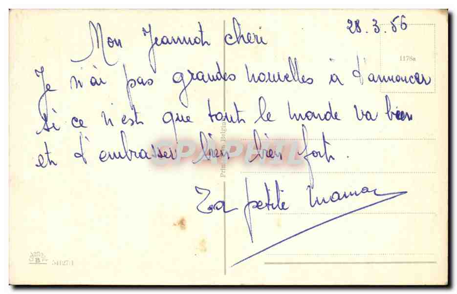 Enfants - Illustration - A la Poursuite du Bonheur - CPA  — Verso