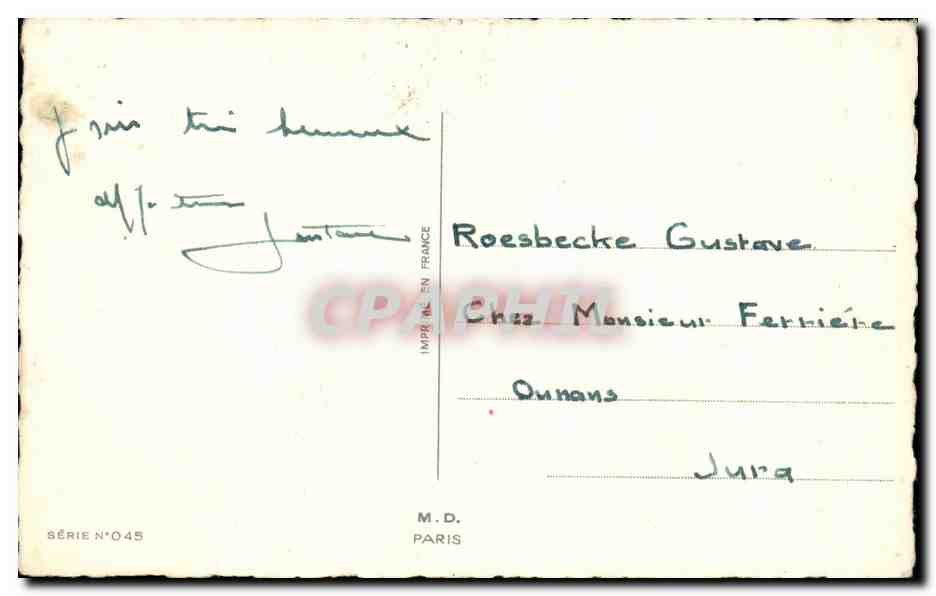 Humour - Illustration - Stationnement Reserve - CPA  — Rückseite