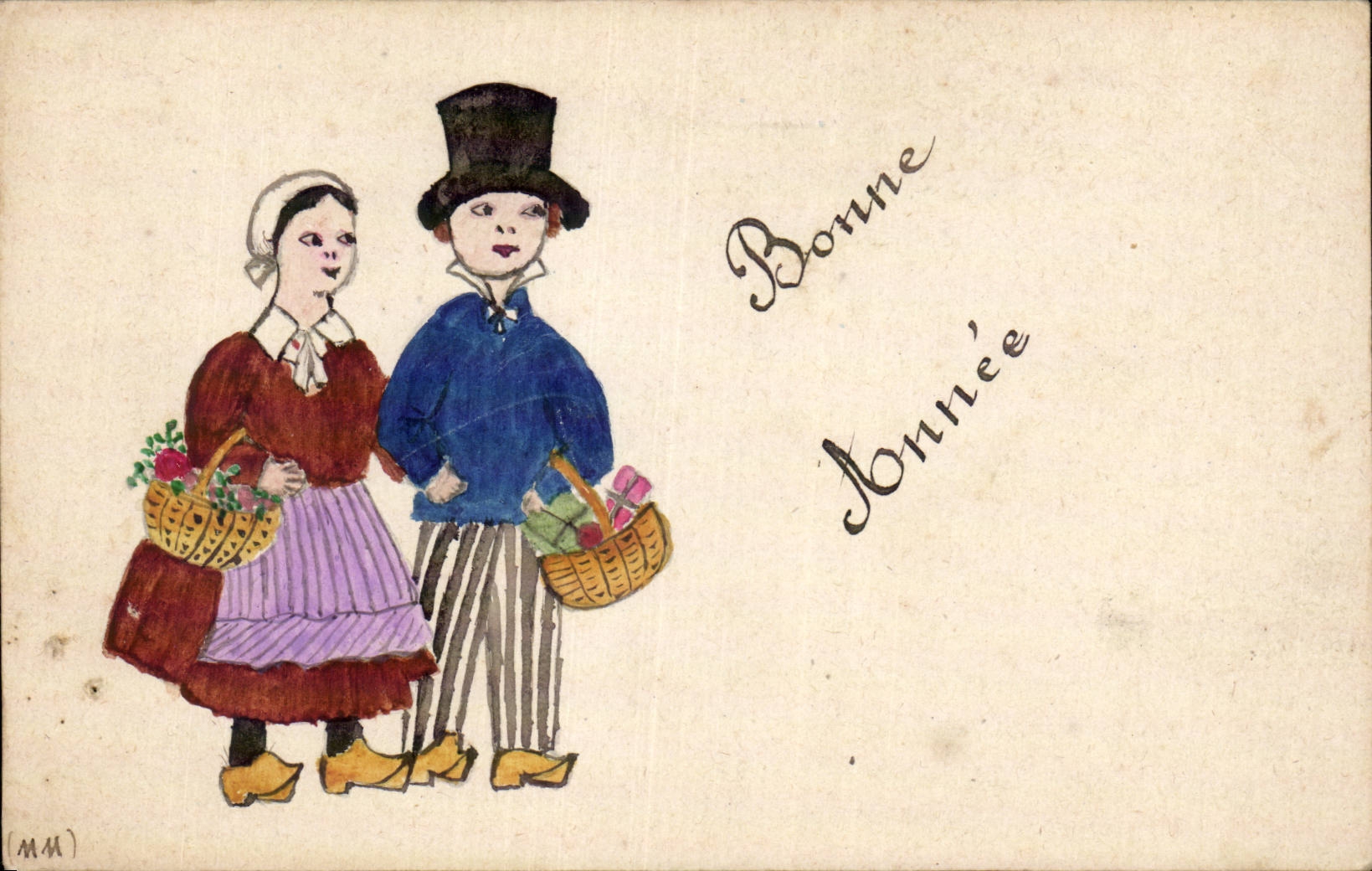 Fetes - Illustration - Bonne Annee - CPA 