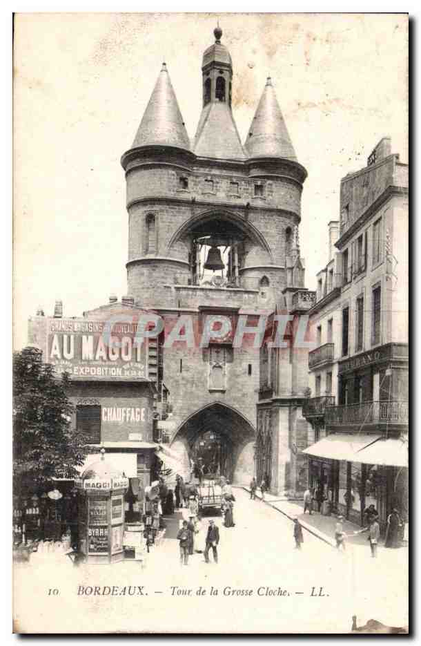 CPA Bordeaux Tour de la grosse cloche 