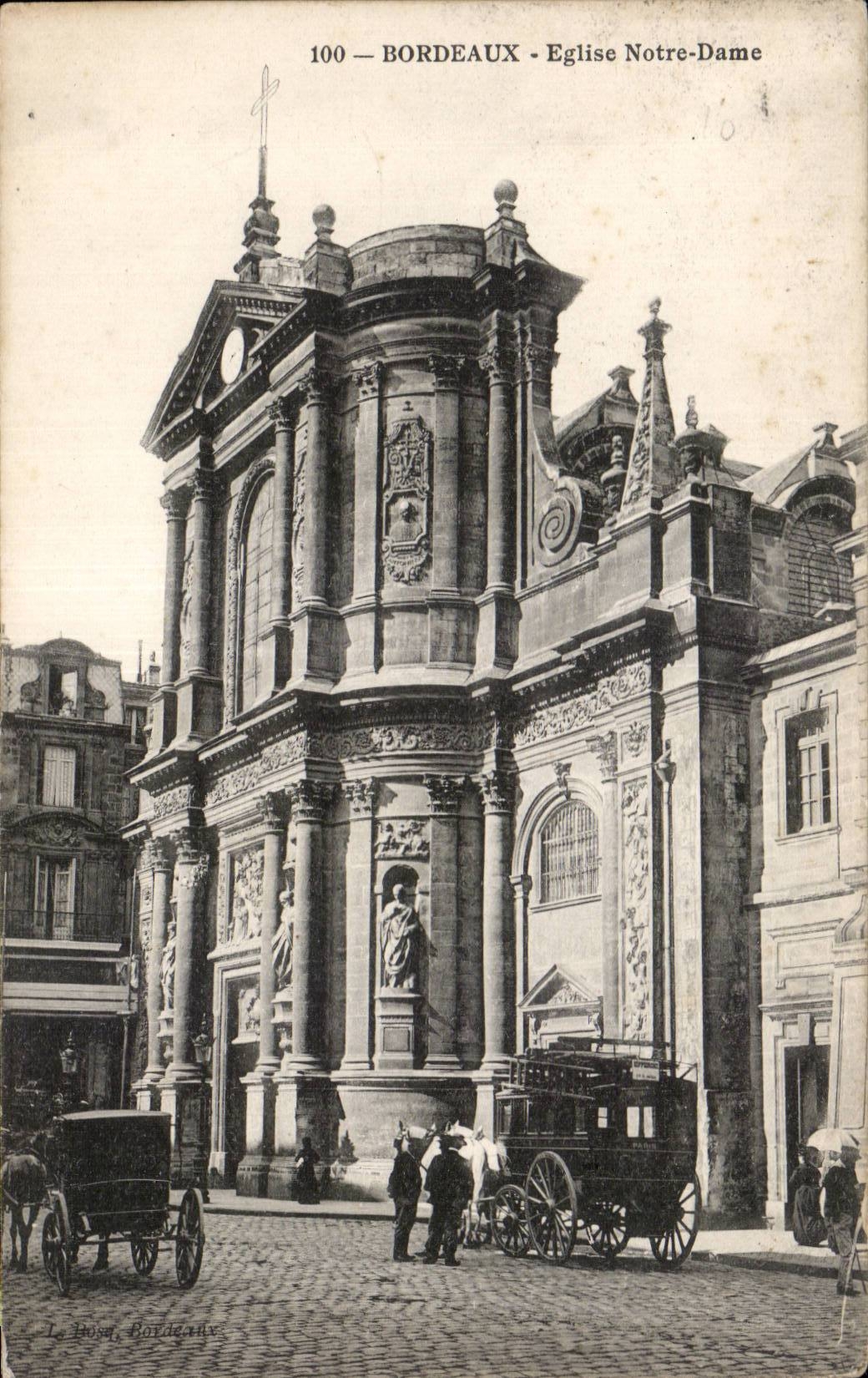 CPA Bordeaux Eglise Notre Dame