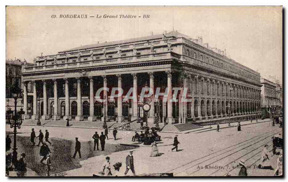 CPA Bordeaux Le grand theatre