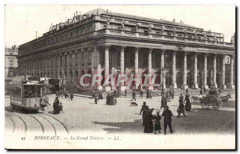 CPA Bordeaux Le grand theatre