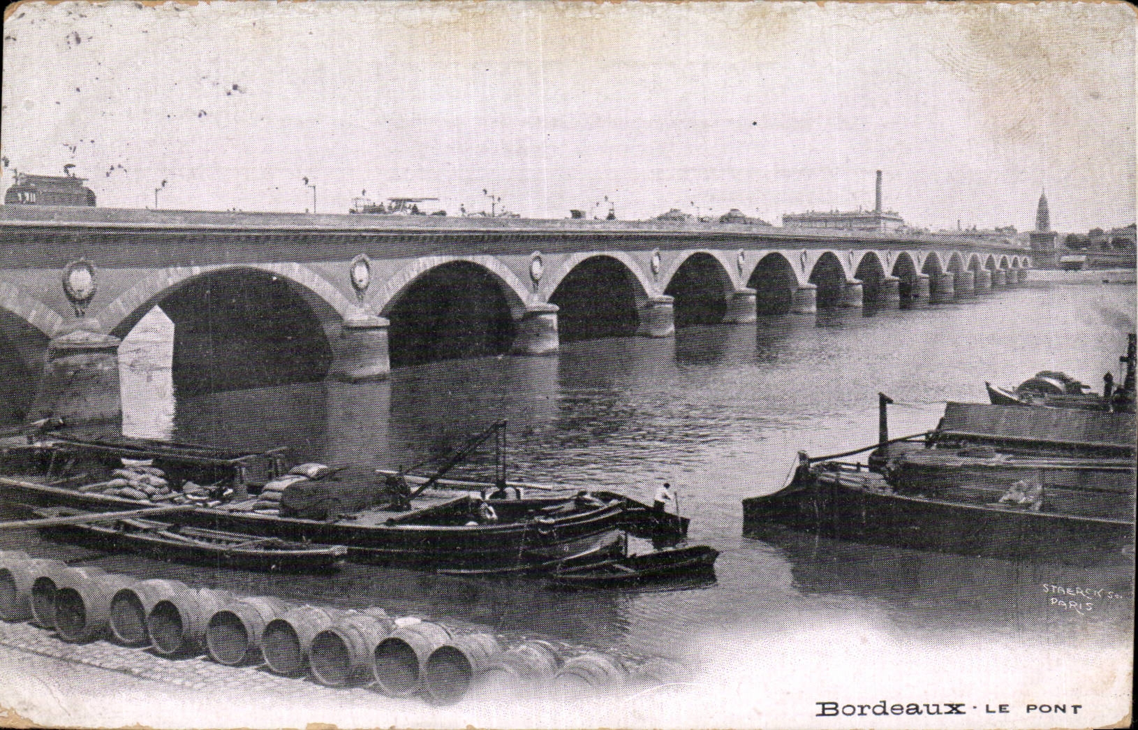 CPA Bordeaux Le pont