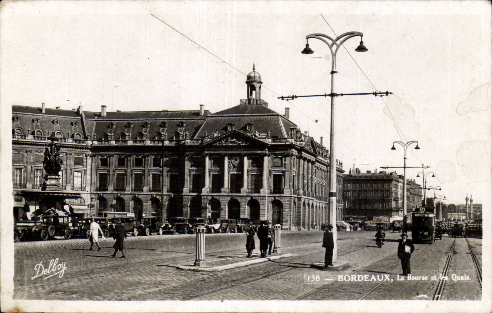 Bordeaux — La Bourse et les Quais — Delboz, n°138