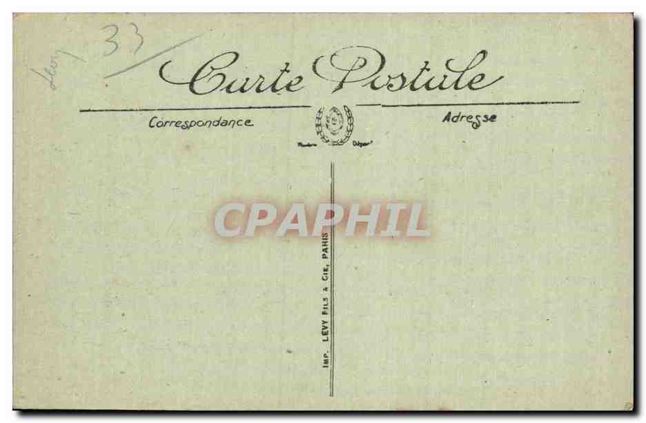 CPA Bordeaux Porte des Salinieres — Verso