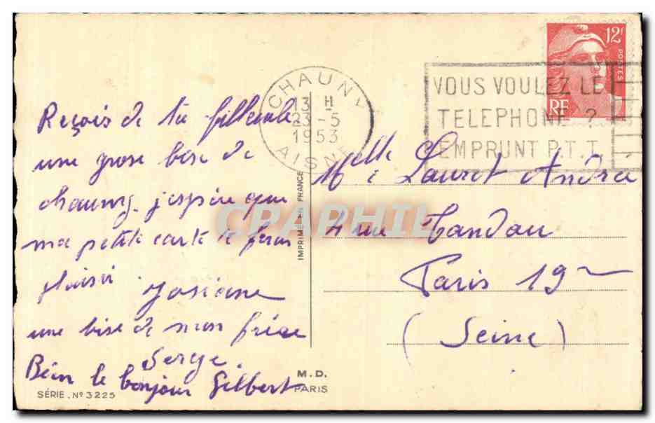 CPA Fantaisie Enfant a la guitere Chein  — Rückseite
