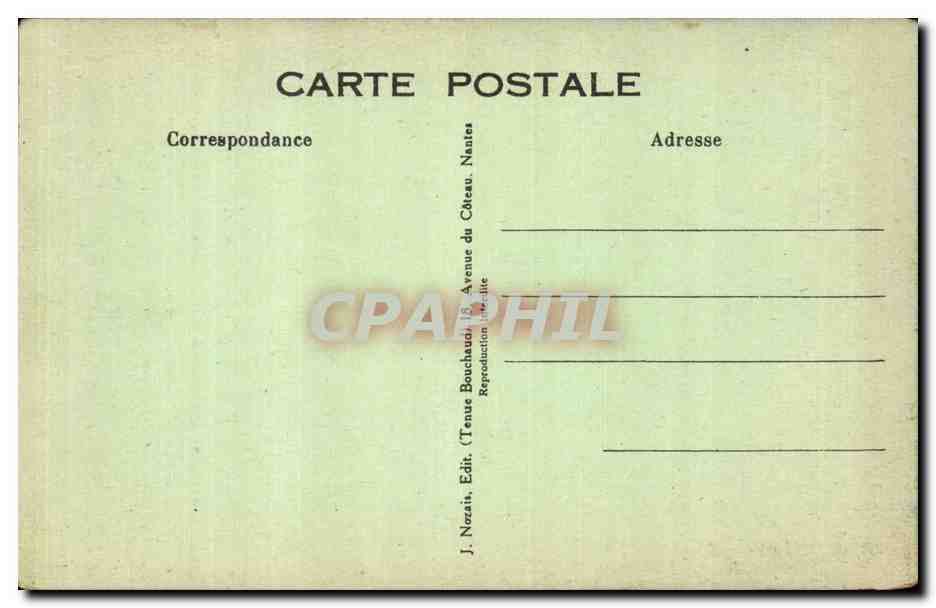 CPA Fantaisie Pecheur a la ligne  — Rückseite