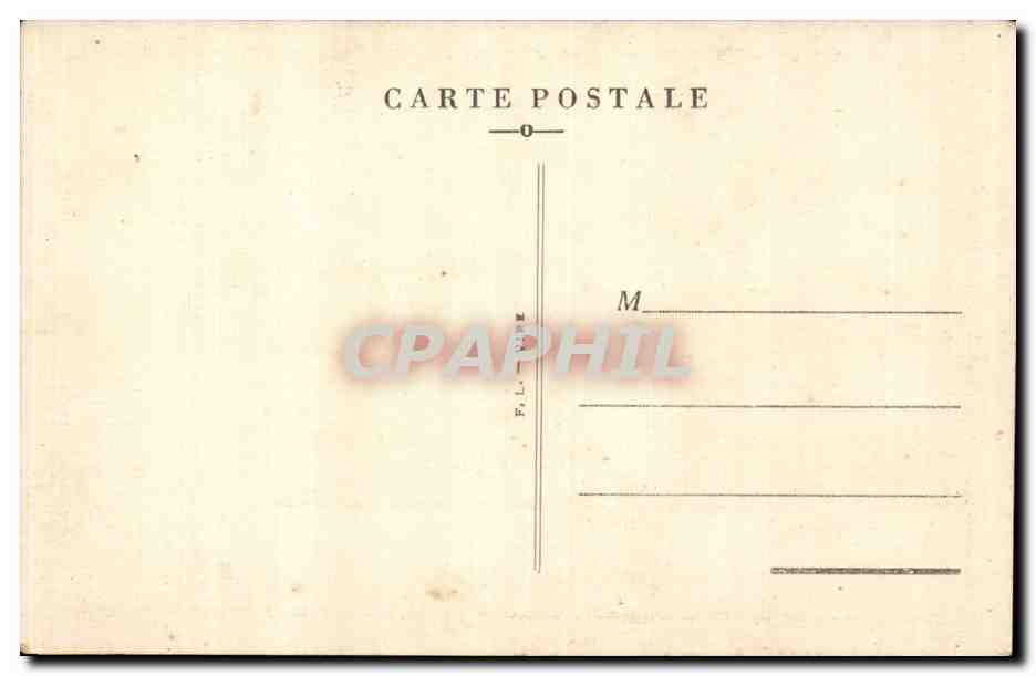 CPA Fantaisie L'huissier  — Verso