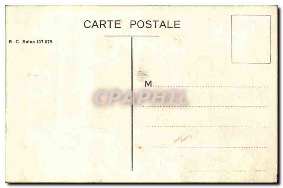 CPA Fantaisie Enfant Gruaz — Rückseite
