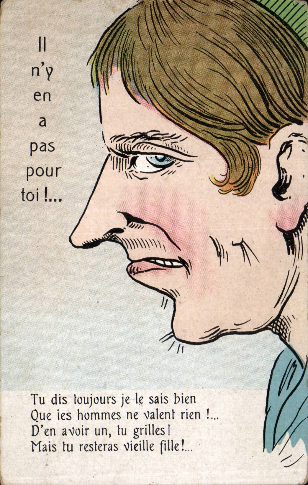 CPA Fantaisie Il n'y en a pas pour toi 