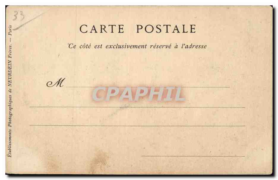 Bordeaux - Le Quai de Bourgogne - CPA  — Verso