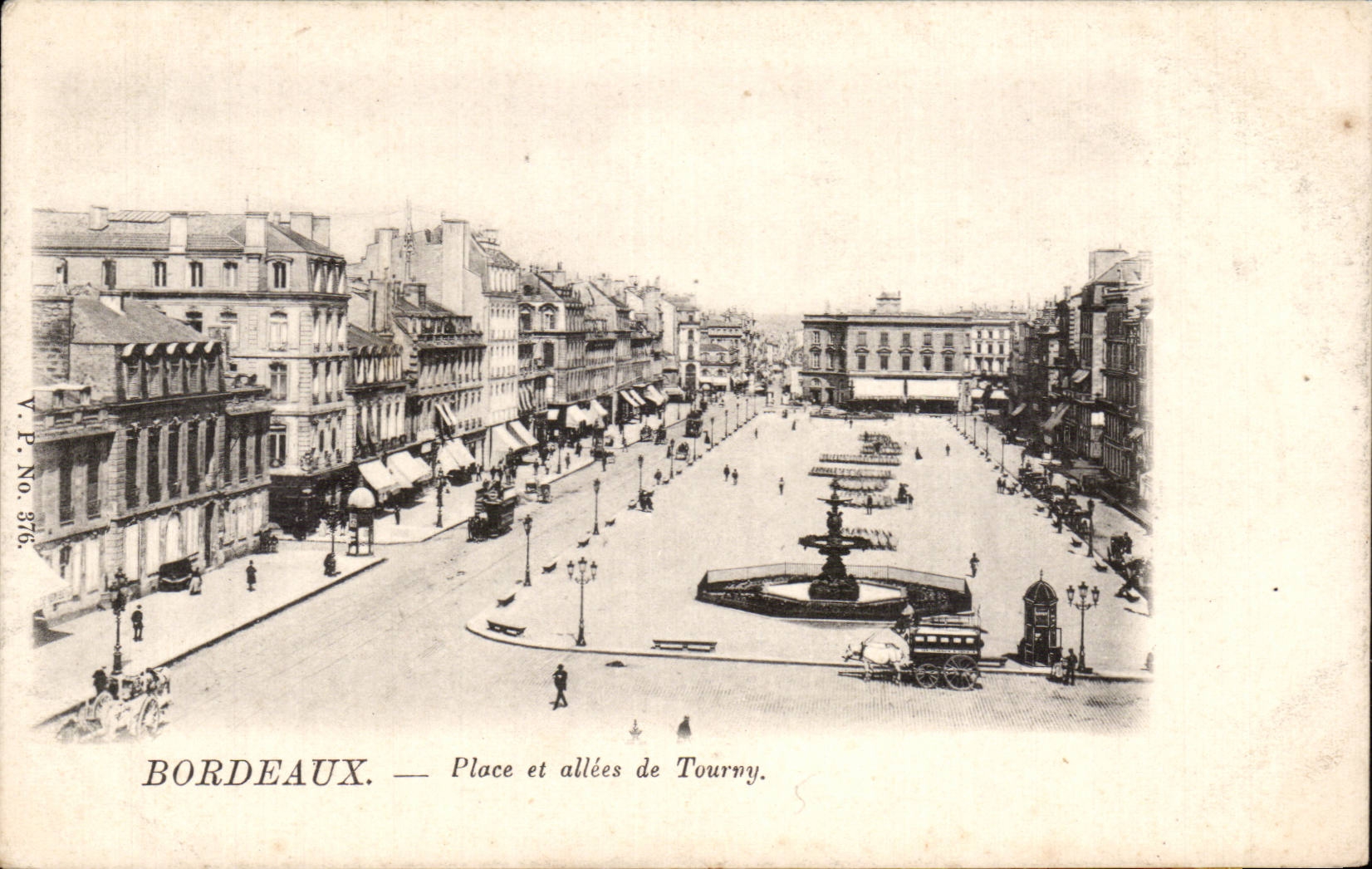 Bordeaux - Place et Allees de Tourny - CPA 