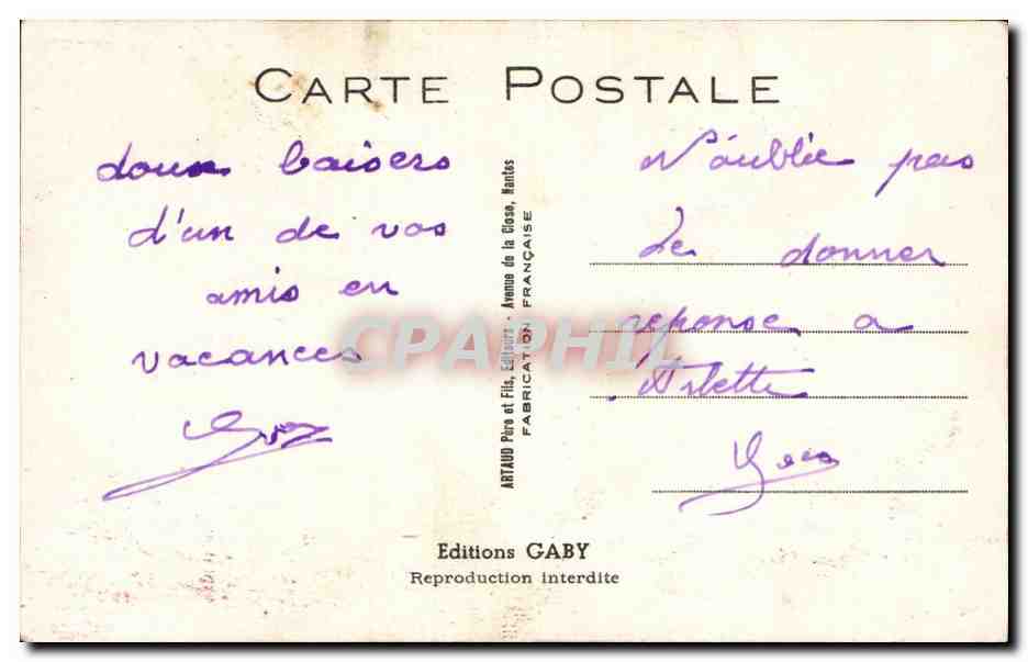 Boucher — La vie chère — Éditions Gaby n°411 — Reverso