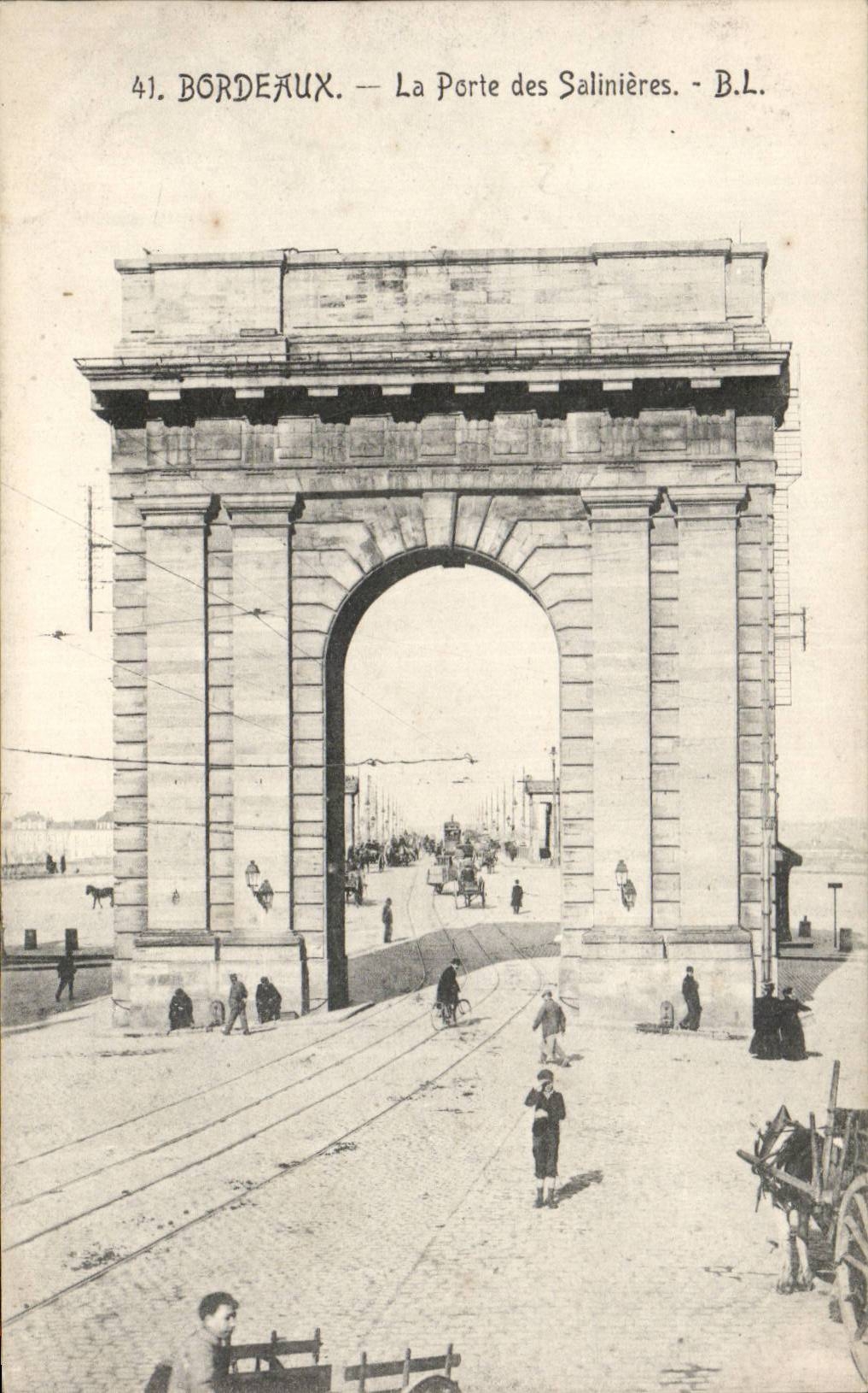 Bordeaux - La Porte des Salinieres - CPA 