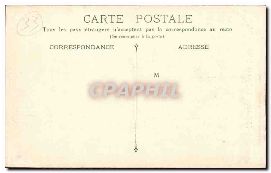 Bordeaux - La Porte des Salinieres - CPA  — Verso