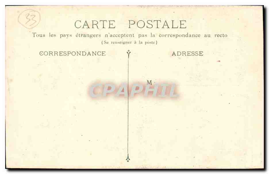 Bordeaux - La Passerelle - CPA  — Verso