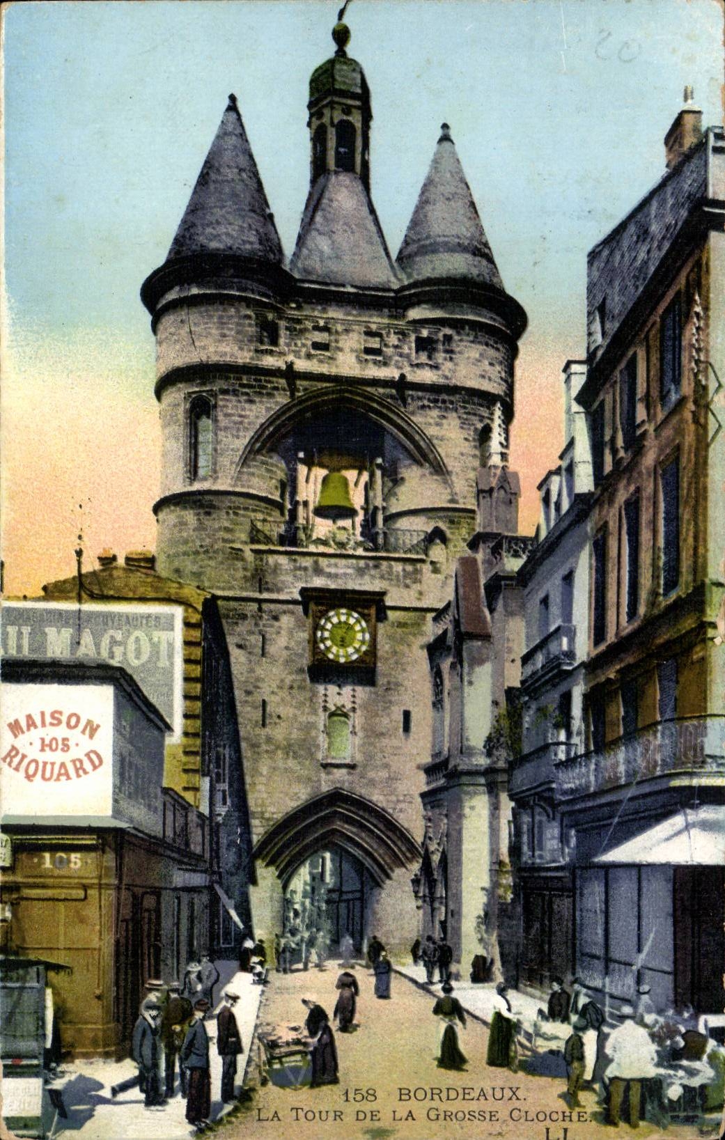 Die Turm der Großen Glocke — Bordeaux — Maison Riquard, n°105