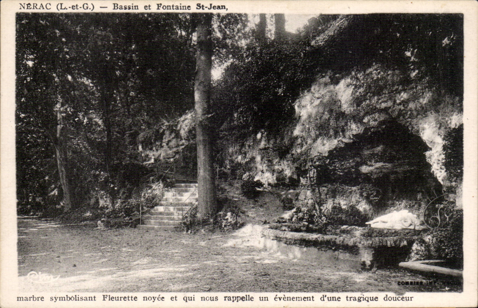 Nerac - Bassin et Fontaine St Jean - CPA 