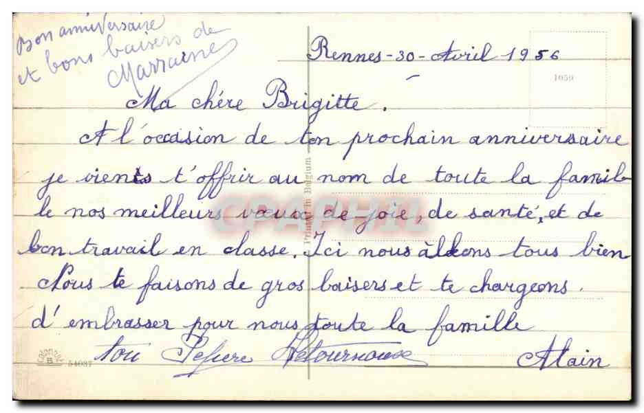 Fantaisie - Enfants - little boy going fishing - la peche - CPA  — Verso