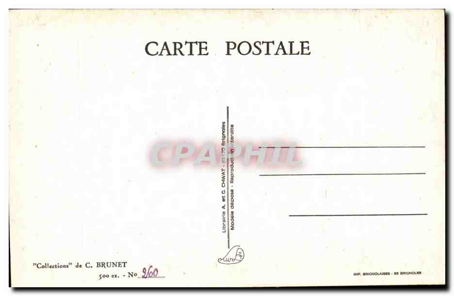 Humour - La Carte Postale le Regarde - Illustration - CPA  — Rückseite