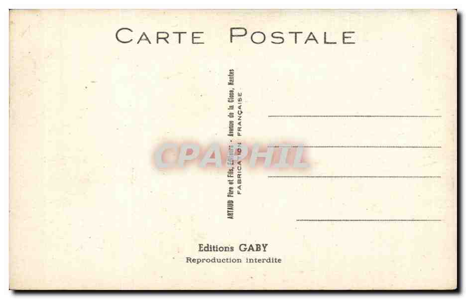 Humour - Illustration - Le Chef de Gare - train - CPA  — Rückseite